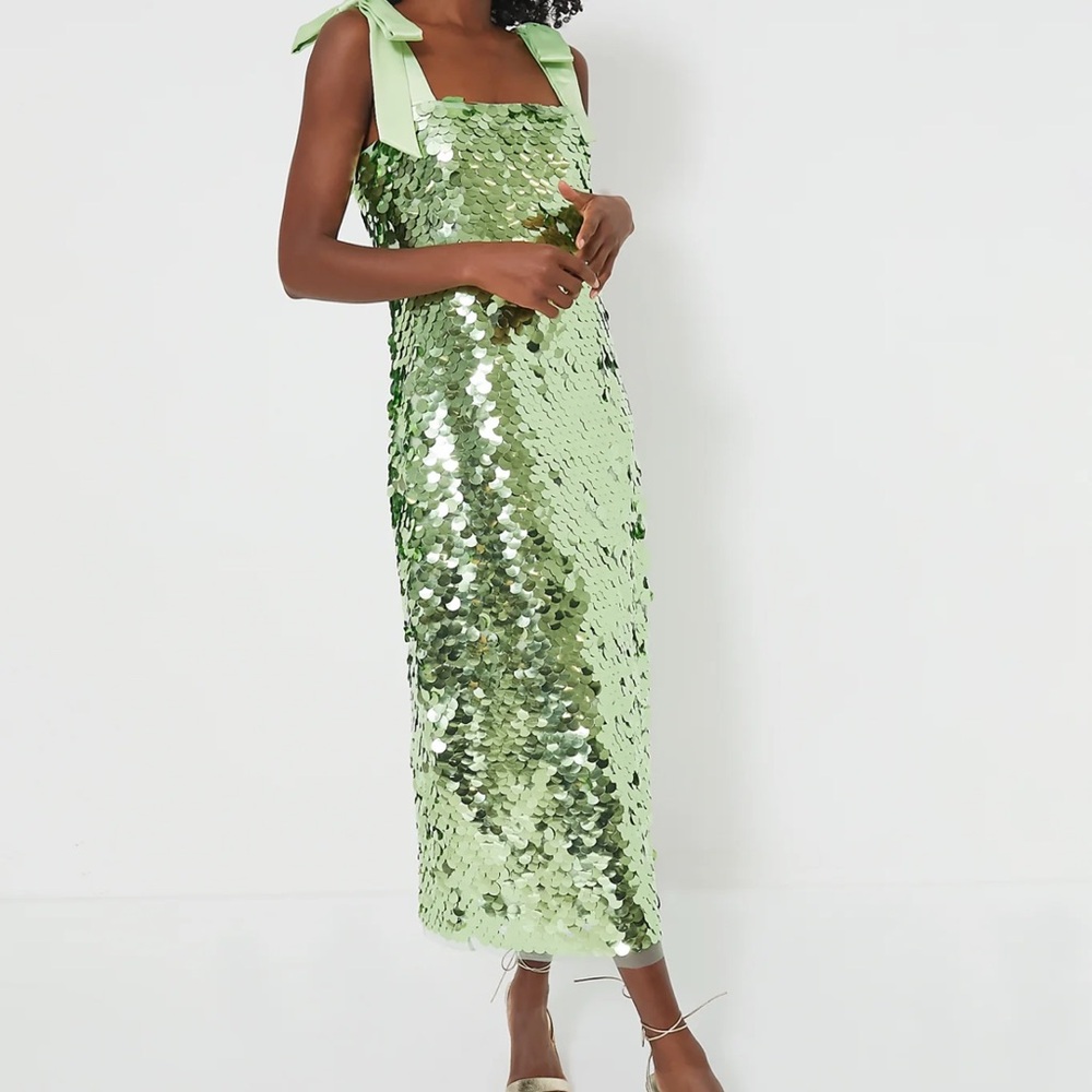 Mint Chip Sequin Roxy Dress